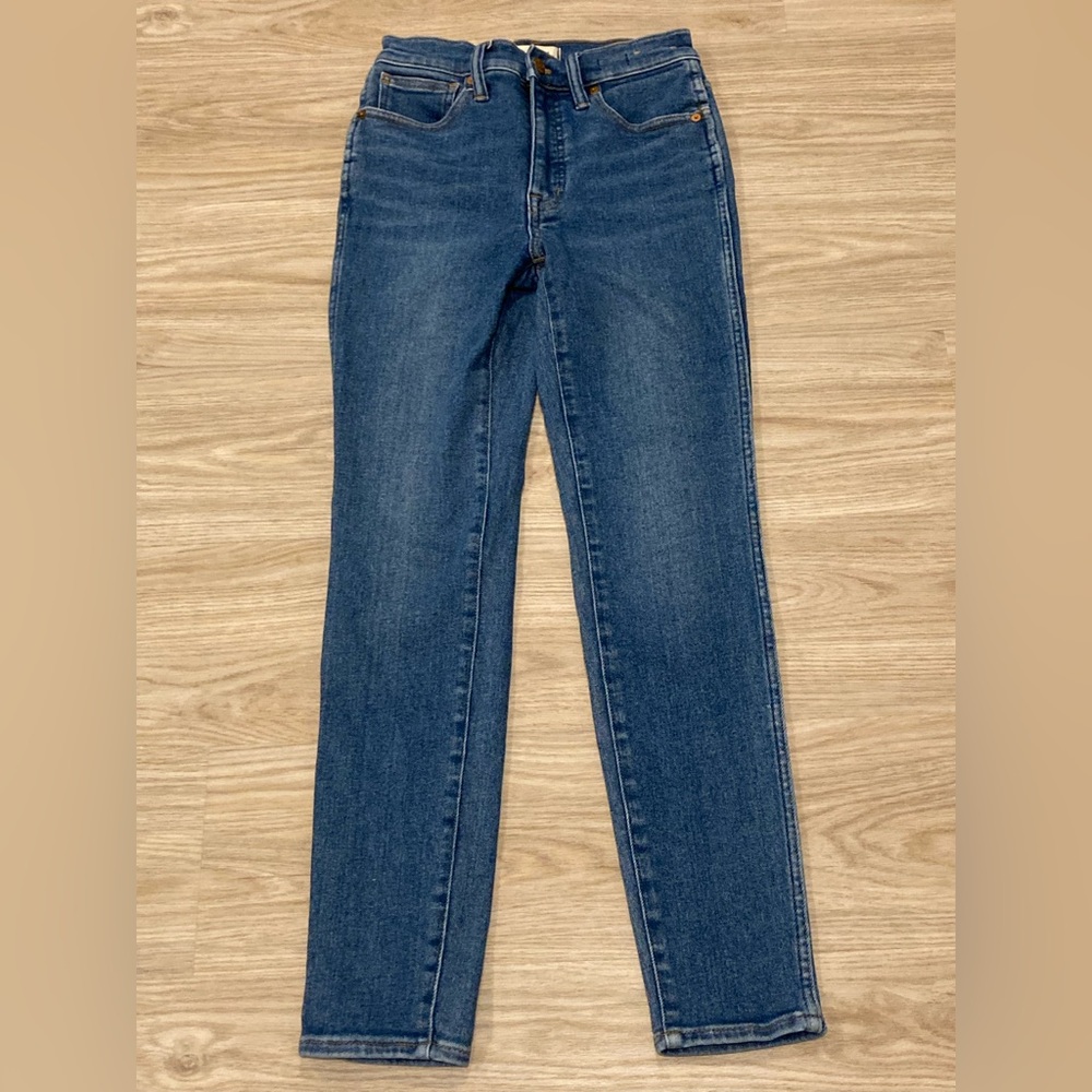 Madewell Medium Blue Skinny Jeans